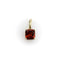 Pendentif Pendentif en or 14K avec grenat tanzanien taille émeraude 58 Facettes A2005Y