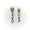 Boucles d'oreilles Époque édouardienne - Boucles d’oreilles pendantes en platine et diamants 58 Facettes A1001U