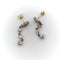 Boucles d'oreilles Époque édouardienne - Boucles d’oreilles pendantes en platine et diamants 58 Facettes A1001U