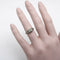 Bague Art déco - Bague de fiançailles en or blanc 18k et diamant 58 Facettes