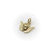 Pendentif Pendentif ou charm chérubin ailé en or 14K 58 Facettes