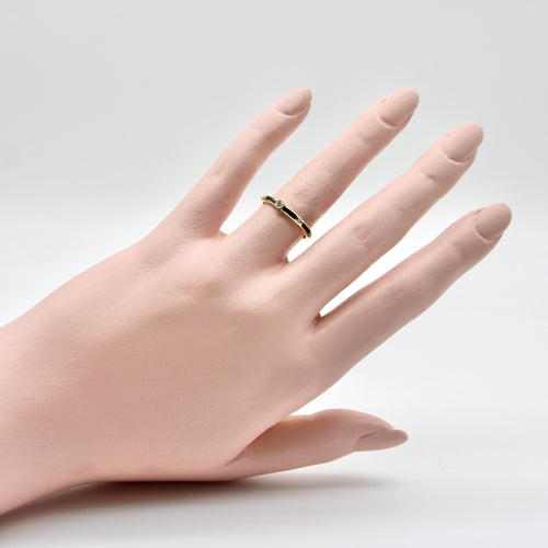 Bague Bague en or 18 carats émaillée noir et rose avec diamant 58 Facettes