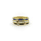 Bague Bague en or 18 carats émaillée noir et rose avec diamant 58 Facettes
