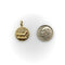 Pendentif Cute as a Button - Pendentif médaille renard en or 14K avec rubis 58 Facettes