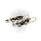 Boucles d'oreilles Giardinetti - Boucles d’oreilles pendantes en argent et or jaune 18k rubis émeraudes perles 58 Facettes