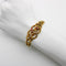 Bracelet Bracelet - Nœud d’amoureux style étrusque en or 14K, grenats et perles 58 Facettes
