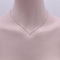 Collier Collier solitaire diamant - Or blanc 14k, serti clos 58 Facettes