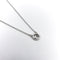 Collier Collier solitaire diamant - Or blanc 14k, serti clos 58 Facettes