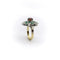 Bague Bague étoile - Cocktail en or blanc et jaune 18k, grenat spessartite, émeraudes et diamants 58 Facettes