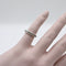 Bague Bague alliance éternité en platine et diamants 58 Facettes