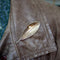 Broche Tiffany & Co. - Broche feuille rétro en or jaune et or blanc 14k 58 Facettes