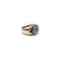 Bague 57 Époque victorienne - Bague œil protecteur en or 14K, diamants et saphirs 58 Facettes
