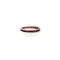 Bague Bague alliance éternité en or blanc 14K et rubis synthétiques 58 Facettes