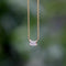 Collier Collier - Diamant taille émeraude en or 14K 58 Facettes A2004E