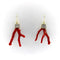 Boucles d'oreilles Boucles d'oreilles - Corail branchage et diamants en or 18K 58 Facettes