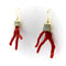 Boucles d'oreilles Boucles d'oreilles - Corail branchage et diamants en or 18K 58 Facettes