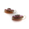 Boucles d'oreilles Époque victorienne - Boucles d’oreilles en or 14K, cornalines et diamants 58 Facettes