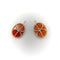 Boucles d'oreilles Époque victorienne - Boucles d’oreilles en or 14K, cornalines et diamants 58 Facettes