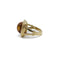 Bague Pauly - Bague cabochon citrine et halo de diamants en or 14K 58 Facettes