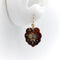 Boucles d'oreilles Époque victorienne - Boucles d’oreilles pendantes en piqué, or 14 carats et argent 58 Facettes