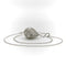 Collier Collier pendentif goutte en cristal de roche et diamants en or blanc 18k 58 Facettes A10028