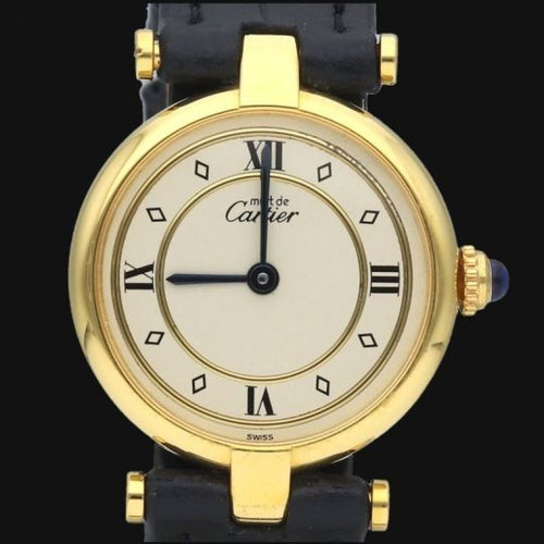 Montre Cartier Montre Must De Cartier Vermeil 58 Facettes MT41225