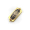 Pendentif Broche médaillon de deuil en forme d’enveloppe en or 14k, diamants et perles 58 Facettes