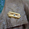 Pendentif Broche médaillon de deuil en forme d’enveloppe en or 14k, diamants et perles 58 Facettes