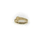 Bague 54 Bague clou porte-bonheur gravée à la main en or jaune 14k avec diamants 58 Facettes