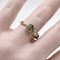 Bague 54 L. Fritzsche and Co. - Bague clou porte-bonheur en or blanc 14k et diamants 58 Facettes