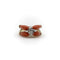 Bague 56 Bague moderniste en or 14K, corail et diamants 58 Facettes A1000D