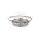 Bracelet Art déco - Bracelet en or blanc 14K avec diamant et saphirs 58 Facettes