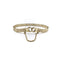 Bracelet Bracelet de style gate vintage en or jaune 14K italien 58 Facettes