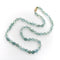 Collier Collier vintage - Perles d’aigue-marine nouées avec fermoir en or 14K 58 Facettes