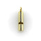 Sifflet signature en or 18k avec ligne de diamants et perle 58 Facettes A2003S