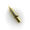 Sifflet signature en or 18k avec ligne de diamants et perle 58 Facettes A2003S