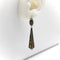 Boucles d'oreilles Boucles d’oreilles pendantes victoriennes en piqué, or 14 carats 58 Facettes