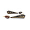Boucles d'oreilles Boucles d’oreilles pendantes victoriennes en piqué, or 14 carats 58 Facettes