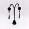 Boucles d'oreilles Boucles d’oreilles pendantes victoriennes en piqué, or 14 carats 58 Facettes