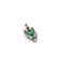 Pendentif Art déco - Pendentif visage de diable en platine, diamants et émeraudes 58 Facettes