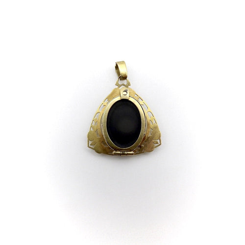 Pendentif Époque victorienne - Pendentif médaillon camée guerrier en or 18k 58 Facettes