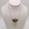 Collier Collier pendentif revival étrusque en or jaune et or rose 14 carats 58 Facettes