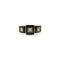 Bague Bague trilogie victorienne - Or 18 ct et diamants, émail bleu 58 Facettes