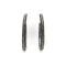 Boucles d'oreilles Boucles d’oreilles créoles en or blanc 18k et diamants noirs et blancs 58 Facettes A10020