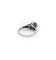 Bague 48 Bague Art déco en or blanc 14K avec saphir naturel 58 Facettes