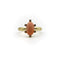 Bague 50 Bague victorienne - Cabochon de corail rose et diamants en or 14 carats 58 Facettes