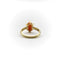 Bague 50 Bague victorienne - Cabochon de corail rose et diamants en or 14 carats 58 Facettes