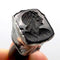 Sceau ancien - Cachet intaille en argent sterling et agate noire 58 Facettes