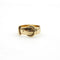 Bague 56 Bague boucle édouardienne en or 18 carats 58 Facettes