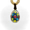 Pendentif Pendentif œuf plique-à-jour italien en or jaune 18k 58 Facettes